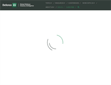 Tablet Screenshot of defenceiq.com